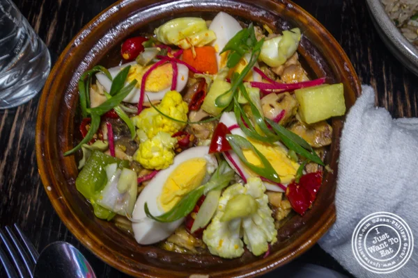 O Diabo dish at Fat Rice in Chicago, IL