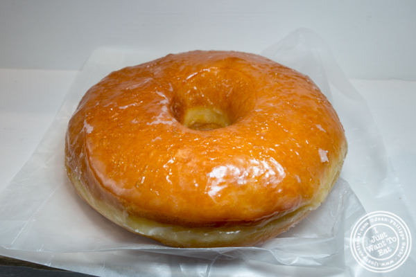 Honey glazed donuts at Firecakes Donuts in Chicago, IL