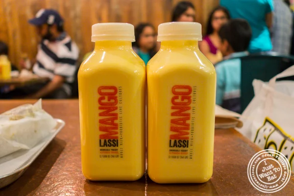 Mango Lassi at The Kati Roll Company in NYC, NY