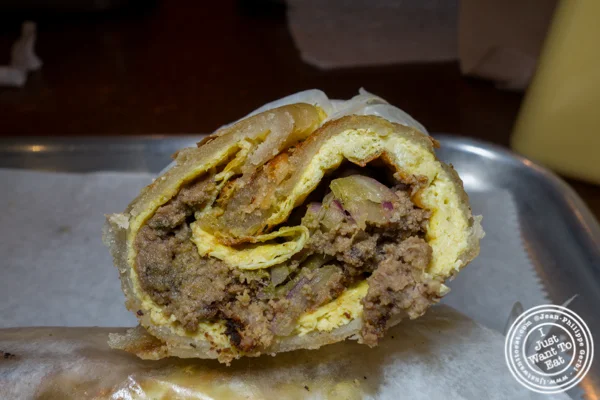 Unda shami roll at The Kati Roll Company in NYC, NY