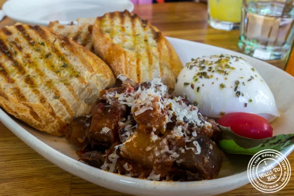 Burrata con panna at Love and Dough in Brooklyn