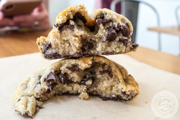 Chocolate chip cookie at Culture Espresso at in NYC, NY