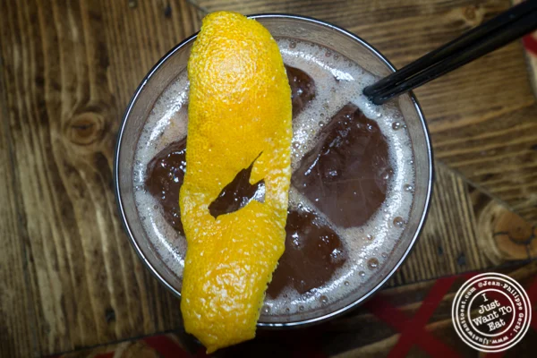 Whisky sour at Woodpecker by David Burke in NYC, NY