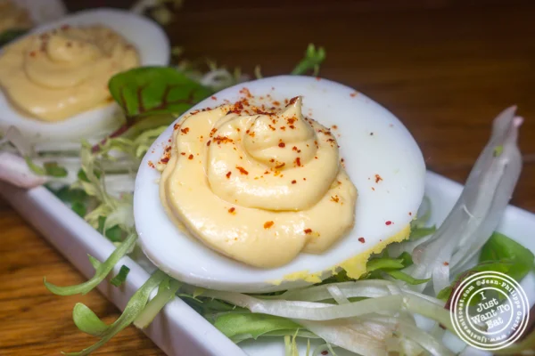Oeuf mayonnaise at Bar Boulud in NYC, NY