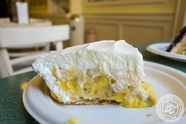 Banana cream pie at Billy's Bakery in TriBeCa