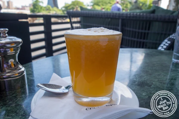orange juice at Cecconi's in Dumbo