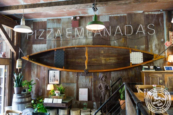 Decor at Shelter Pizza in Williamsburg, Brooklyn