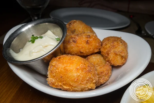 Smoked good tater tots at Ocean Prime in NYC, NY