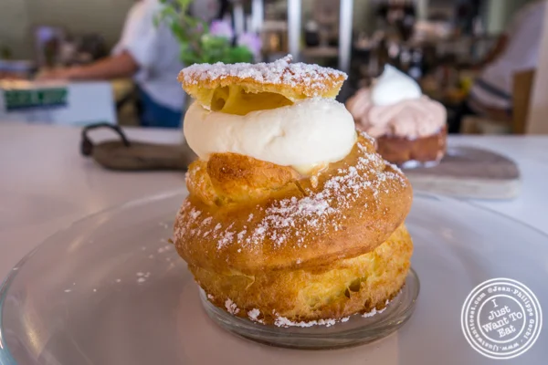 Cream puff at Patisserie Tomoko in Williamsburg, Brooklyn