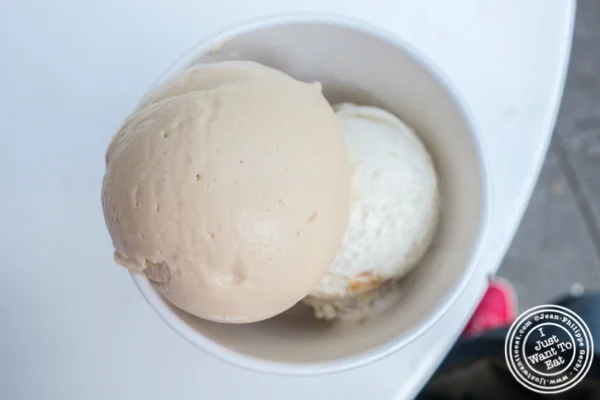 Hazelnut risbo at Morgenstern’s Finest Ice Cream in NYC, NY