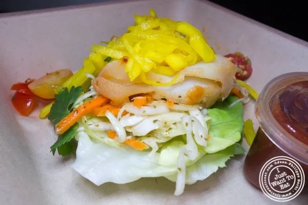 Miso cod at Taco Dumbo in NYC, NY