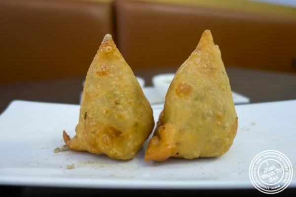 Samosa at Garam Masala in Ridgewood, Queens