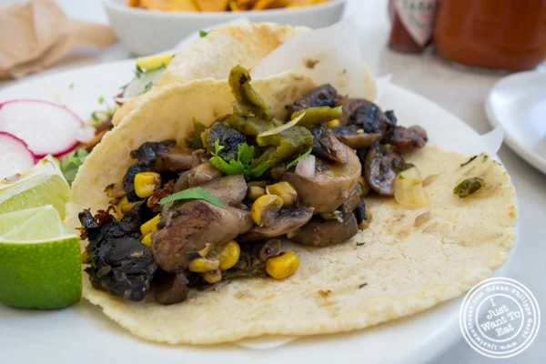 Hongos taco at Pico Taco in Hoboken, NJ