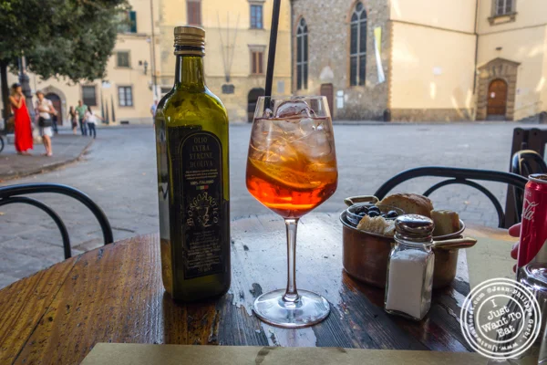 Spritz at Borgo Antico in Florence, Italy
