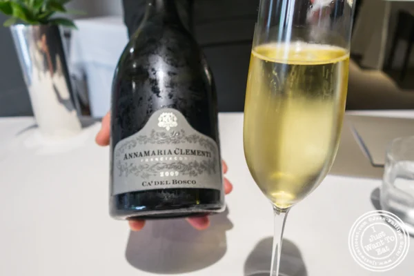 2009 Ca' del Bosco Franciacorta Cuvee Annamaria Clementi, Italy, Lombardy at Osteria Francescana in Modena, Italy