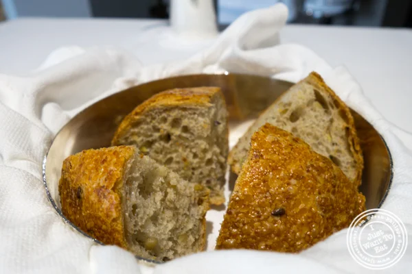 Sourdough and multi-grain bread at Osteria Francescana in Modena, Italy