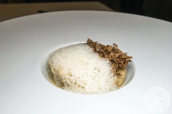 Tartino with truffle at Osteria Francescana in Modena, Italy