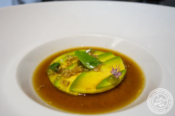 Marinated avocado at Osteria Francescana in Modena, Italy