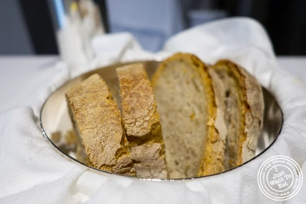 Sourdough and potato bread at Osteria Francescana in Modena, Italy