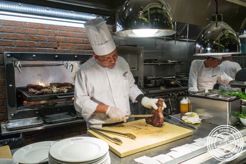Kitchen at Gallaghers Steakhouse in NYC, NY