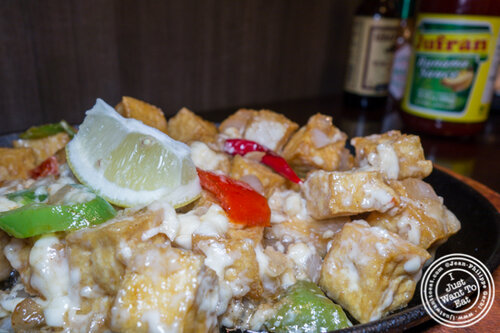 Sizzling tofu at Max's, cuisine of The Philippines in Jersey City