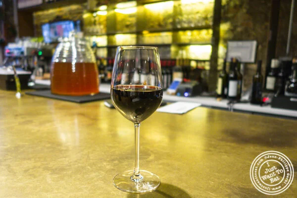 Mosmieri saperai wine at Chama Mama in Chelsea