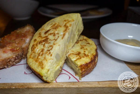 Tortilla española at Socarrat Paella Bar in Chelsea
