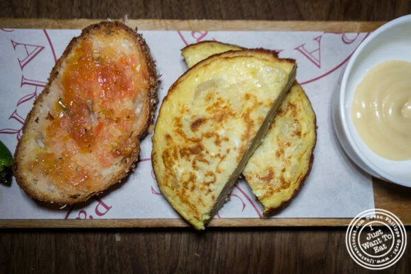 Tortilla española at Socarrat Paella Bar in Chelsea