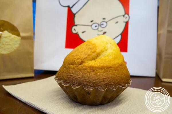 Honey madeleines at Uncle Tetsu cheesecake in NYC. NY