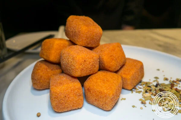 Eight spices crispy tofu at Hao Noodles in Chelsea