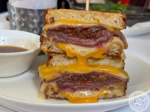 On the blog today, @jackandcharlies118 in the West Village, with their decadent brunch 👅
In the photos:
- Prime rib panini
- Babka French toast
- Baked Omelet
- Donuts
- Bloody Mary

Check out what else we had ➡  Link in profile!
.
.
.
.
.
#foodblog