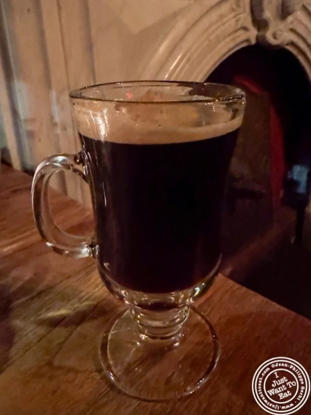 It&rsquo;s cold 🥶 outside. So, why not getting an Irish coffee ?☘️ 
@theshakespearenyc 
.
.
.
.
#ijustwanttoeat #irishwhiskey #whiskey #whisky #drink