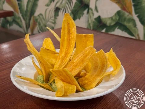 🔥🍌 Fried plantain perfection coming straight from Rumba Cubana in Jersey City &mdash; and yes, they&rsquo;re every bit as irresistible as they look! 🇨🇺✨
Crispy on the outside, sweet, and served with your choice of Cuban guacamole 🥑 or a bright, 