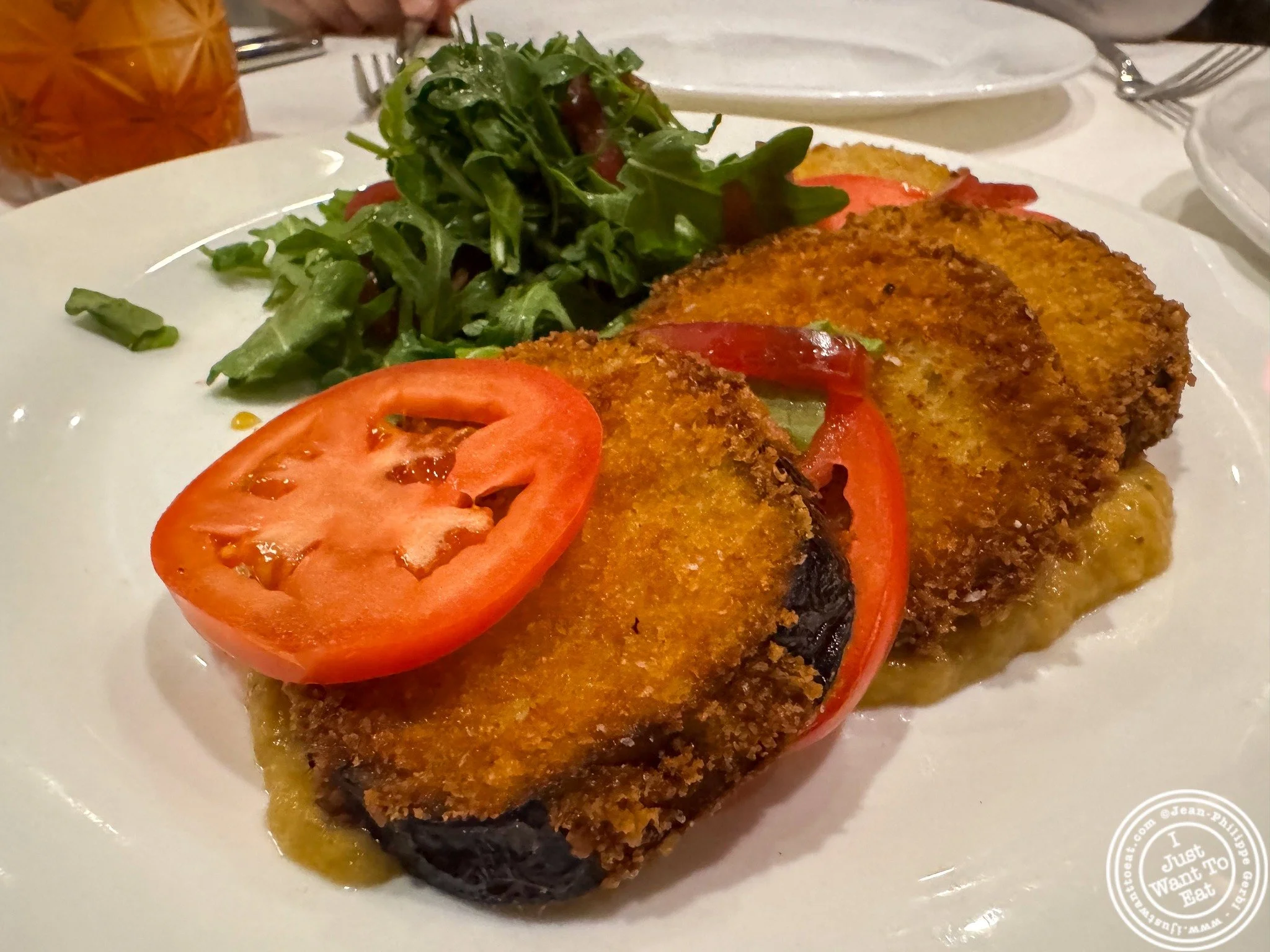 ryday calls for something crispy, comforting, and a little indulgent 😌🔥
So why not spotlight two dishes from La Brochette in NYC that totally hit the mark?

The eggplant tian 🍆✨ is a beautiful layered bake &mdash; soft, silky eggplant stacked with