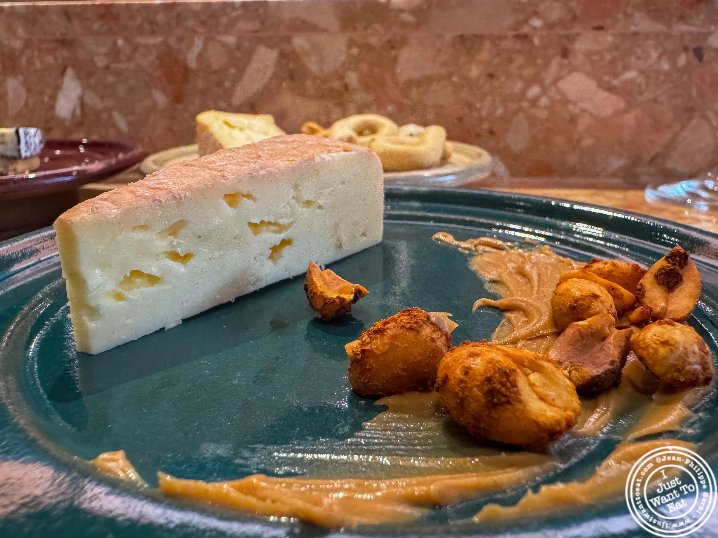 Oma cheese at  Pick & Cheese in Shaver Hall, NYC