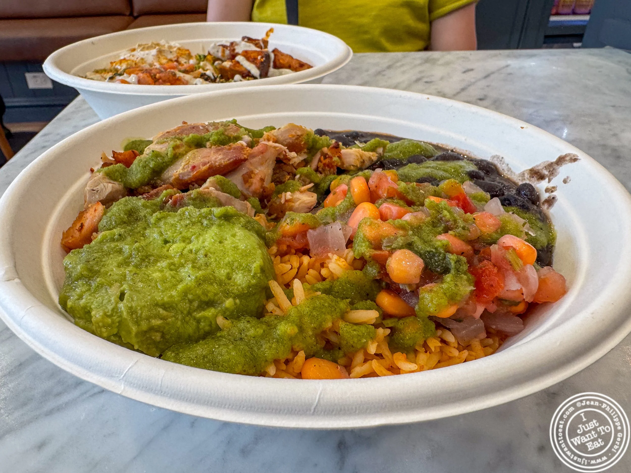 Mexican bowl at Springbone in Hoboken, NJ