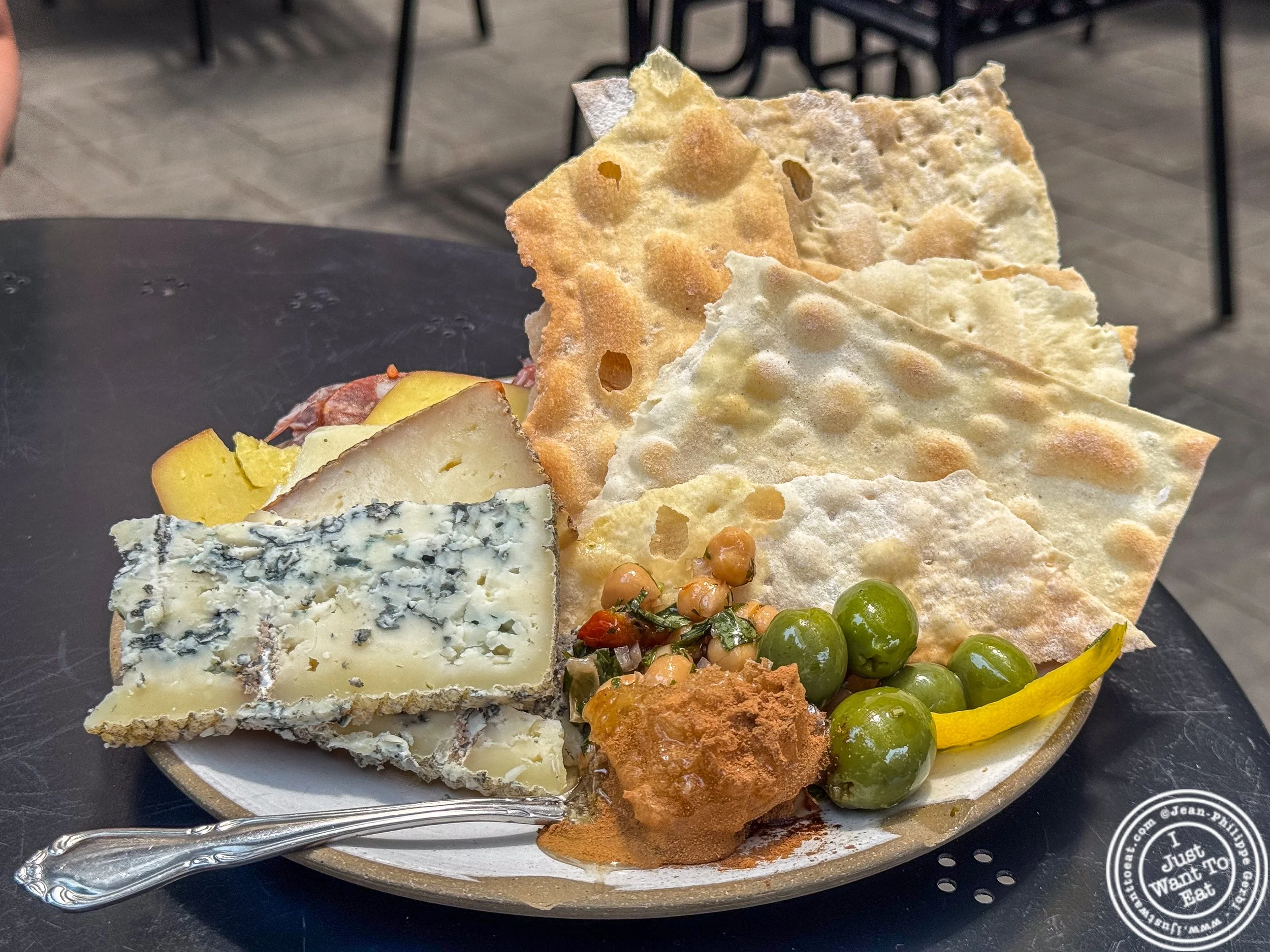 Meat and cheese plate at Corto in Jersey City Heights