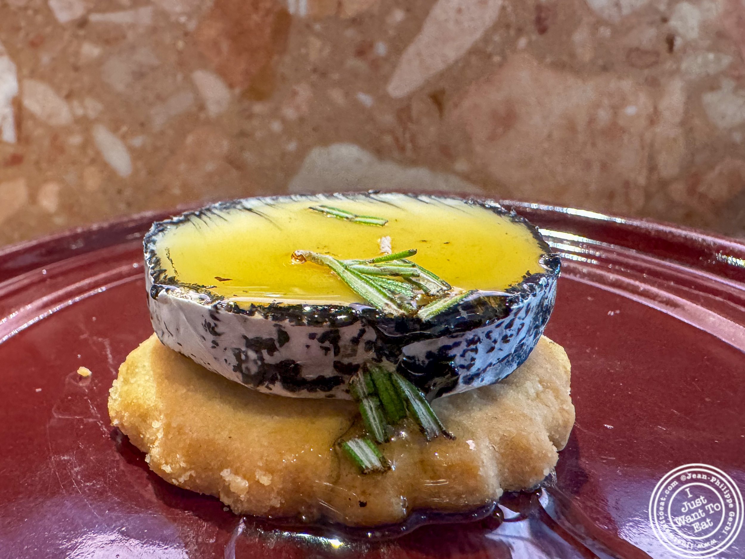 Pipe dreams buche cheese at Pick & Cheese in Shaver Hall, NYC