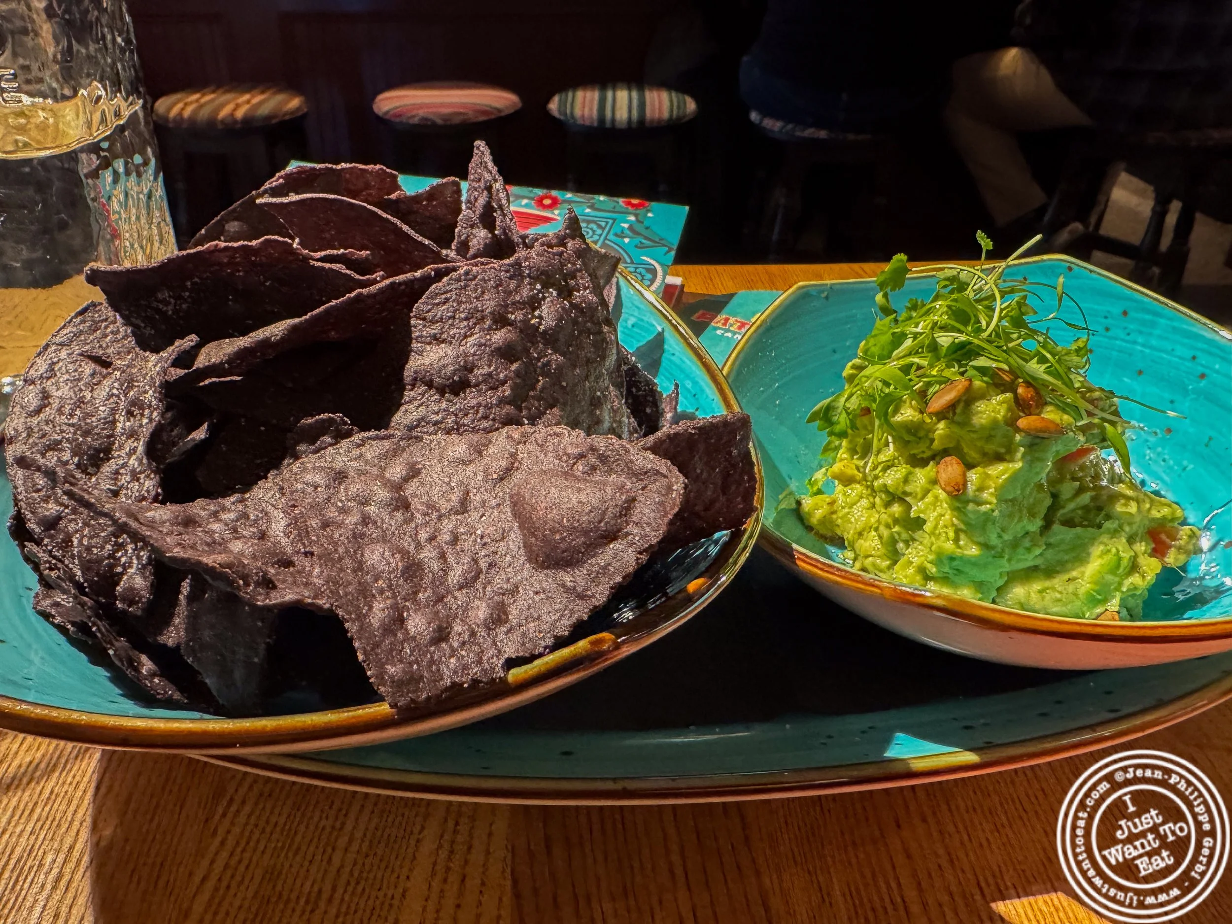 Guacamole and chips at San Patricios Cantina and Irish Pub