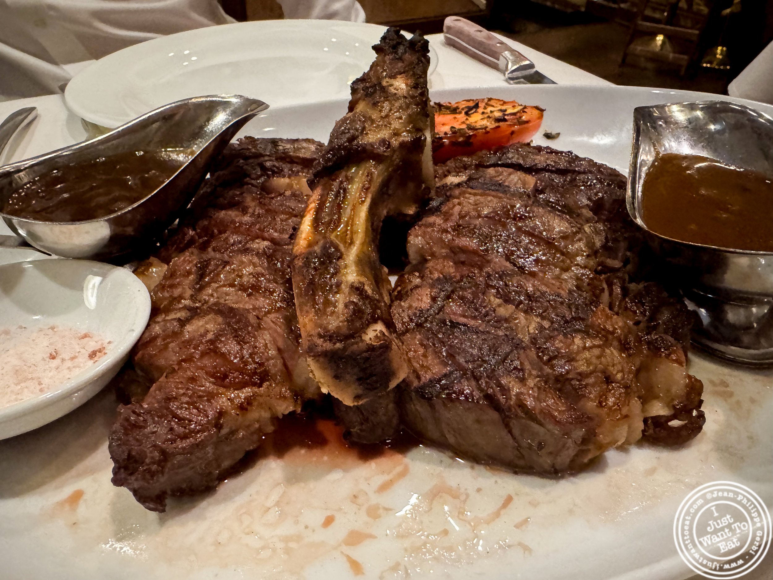 Prime rib for two at La Brochette Steakhouse in NYC, NY