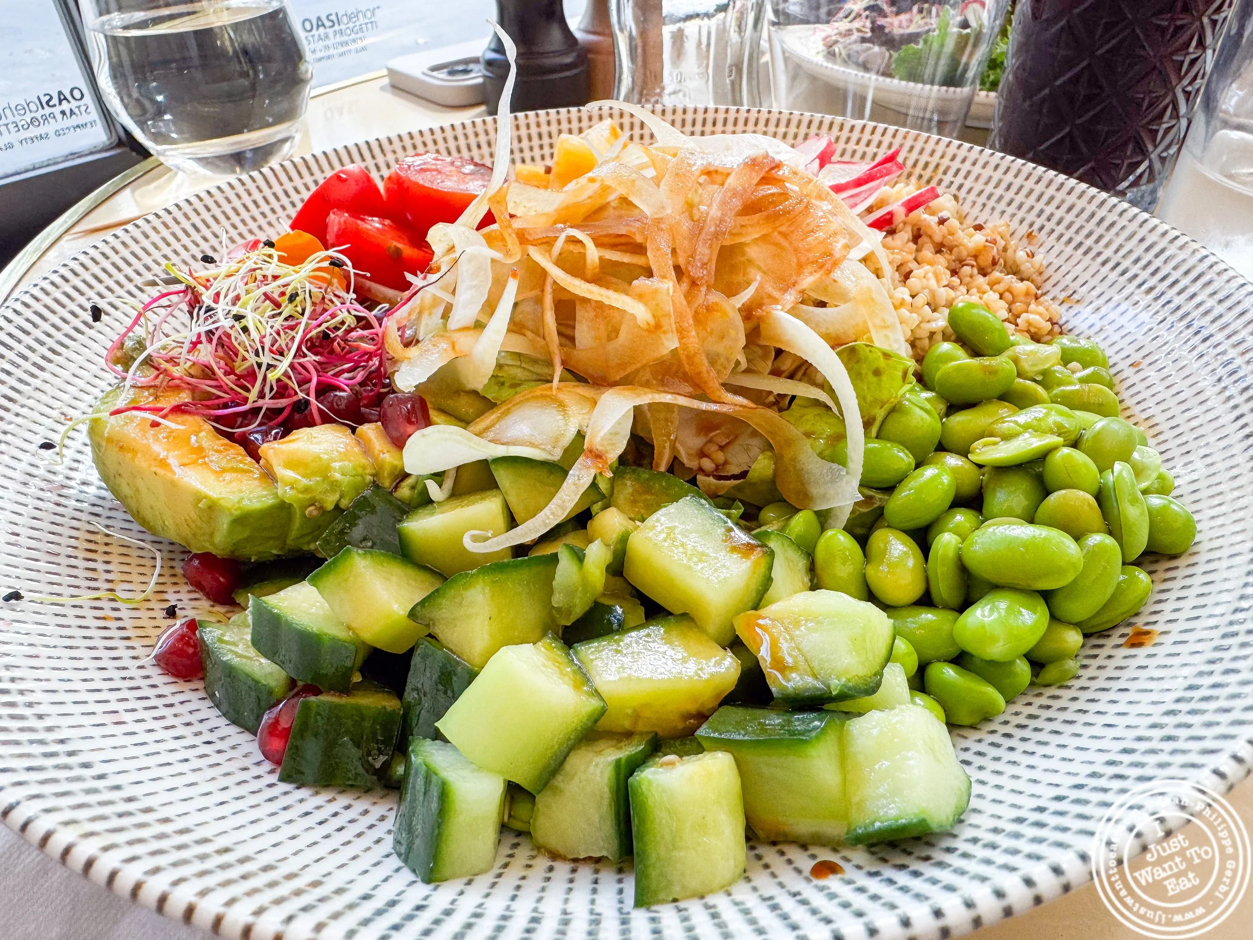 Power bowl at La Terrasse Cent Huit in Paris, France
