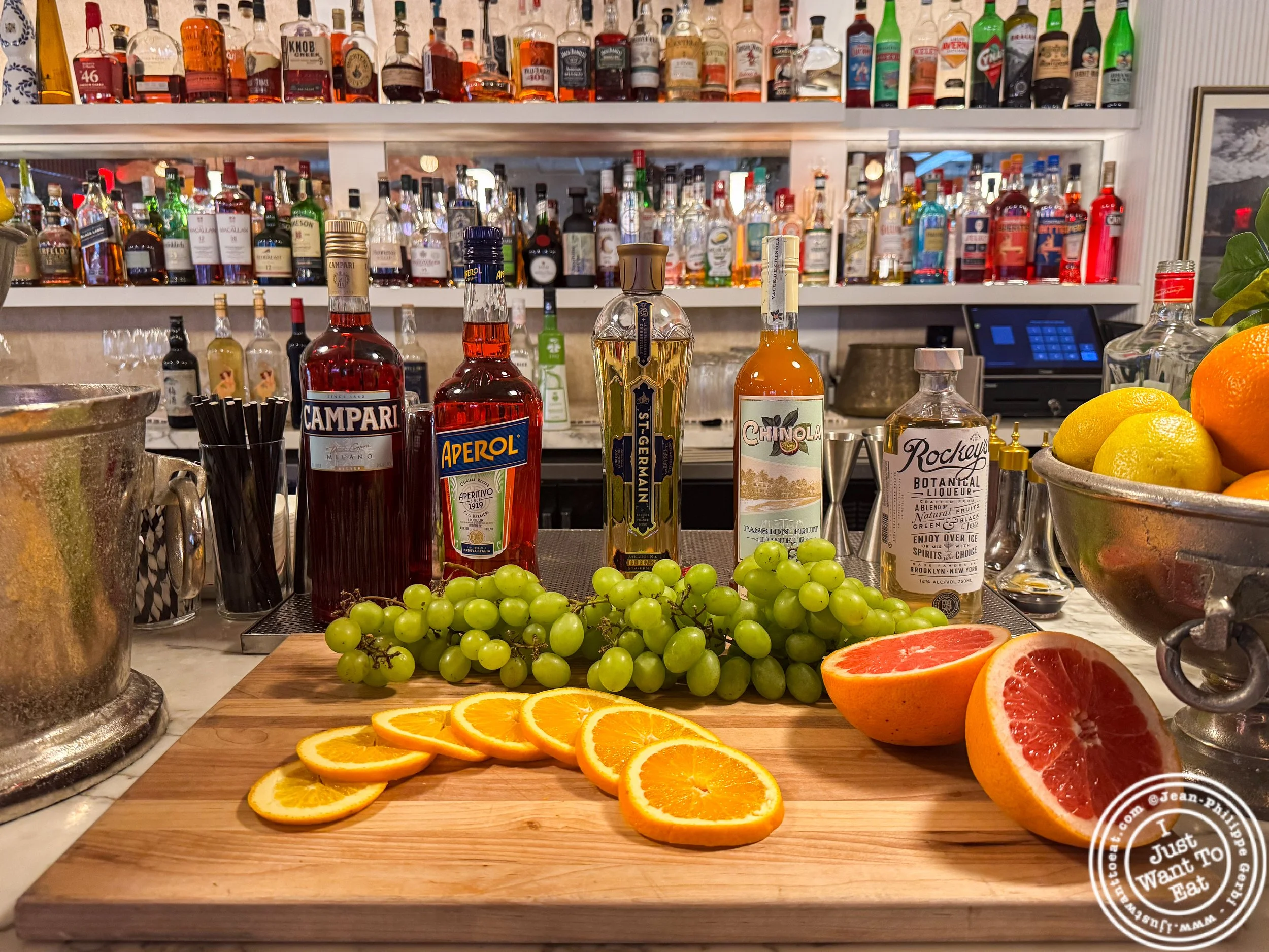 Spritz bar at Leonetta in NYC