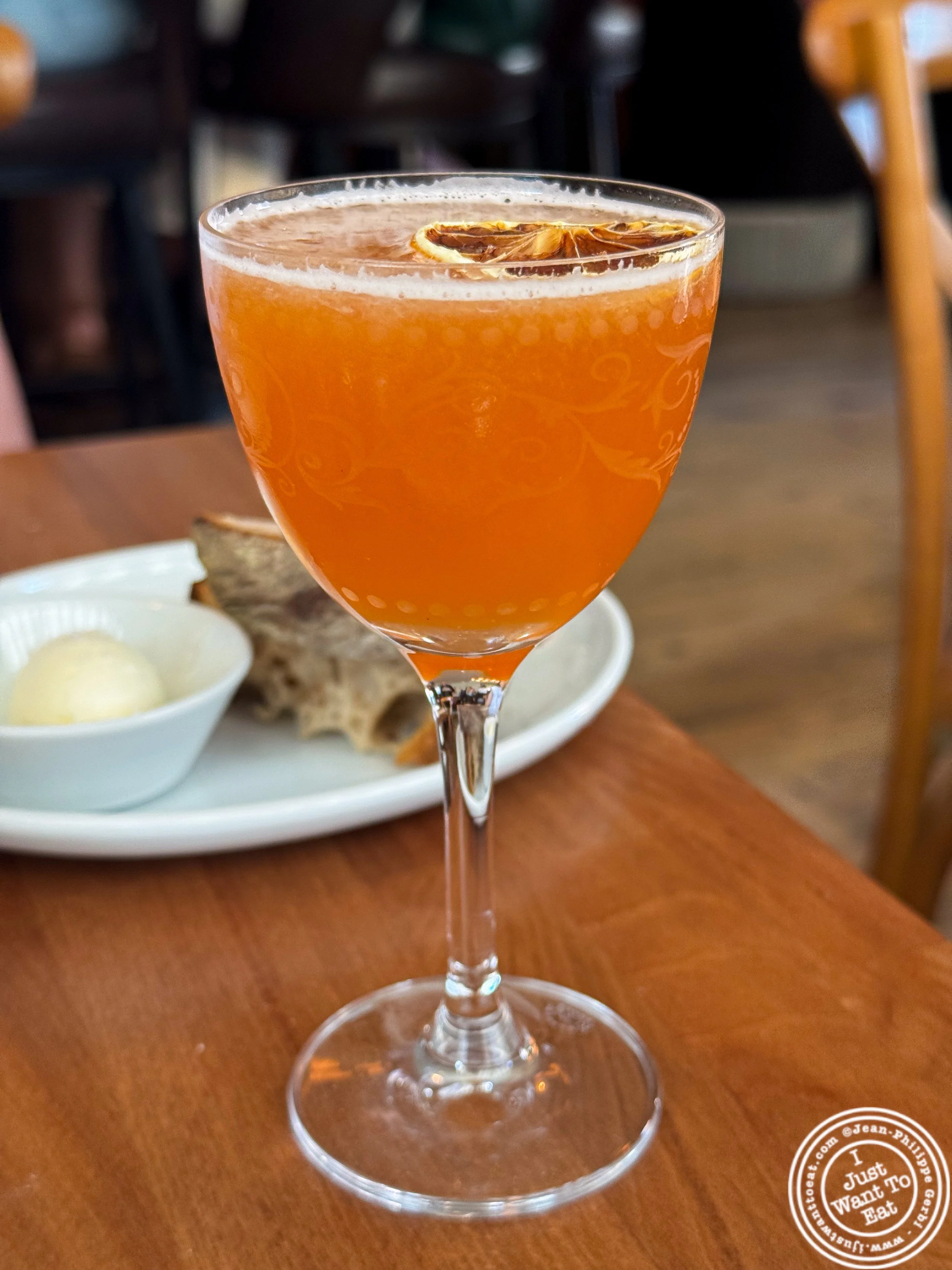 Champs Elysees cocktail at Viv & Jules in Hoboken, NJ