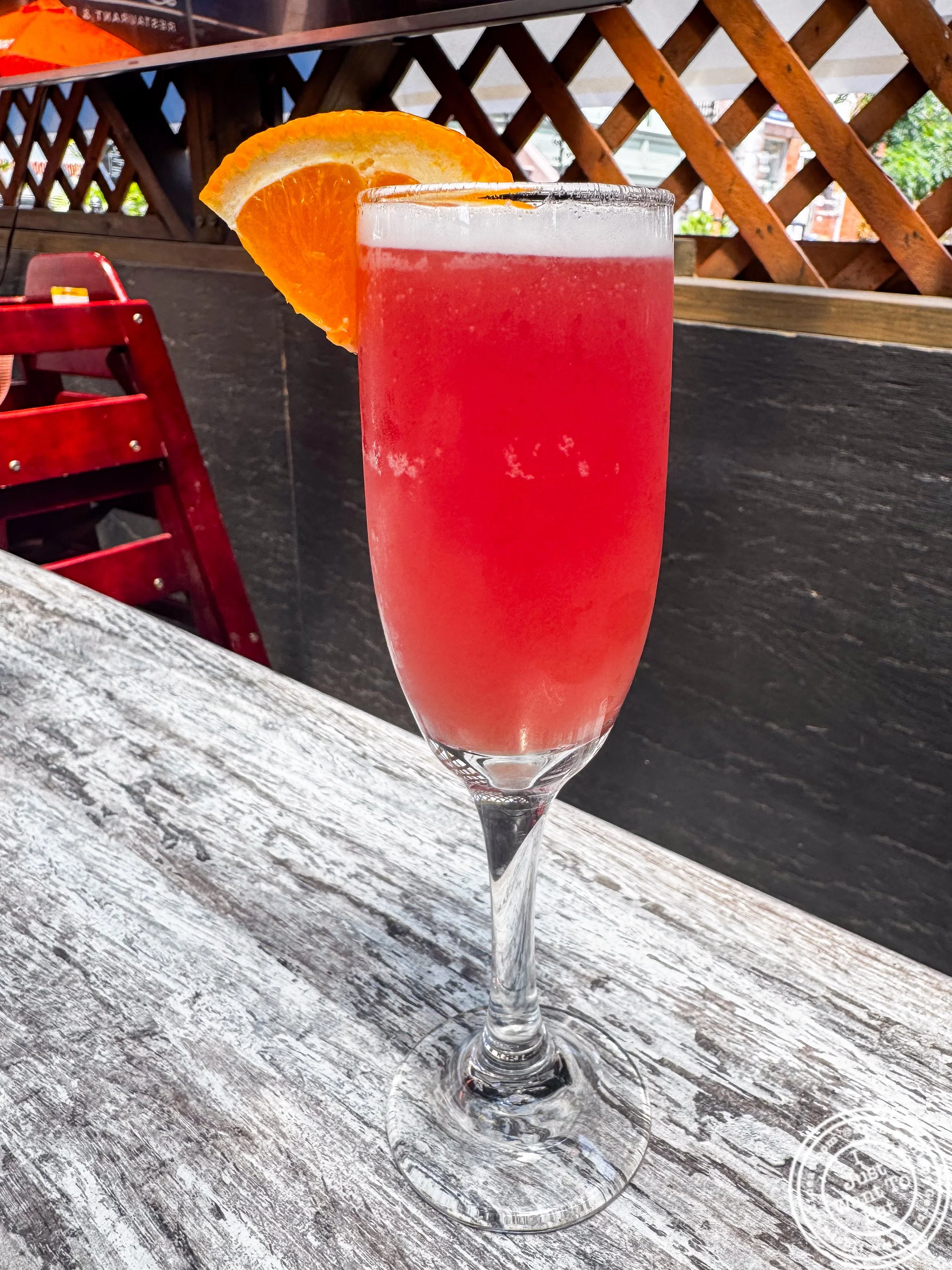 Femina mocktail at Luna in Jersey City, NJ