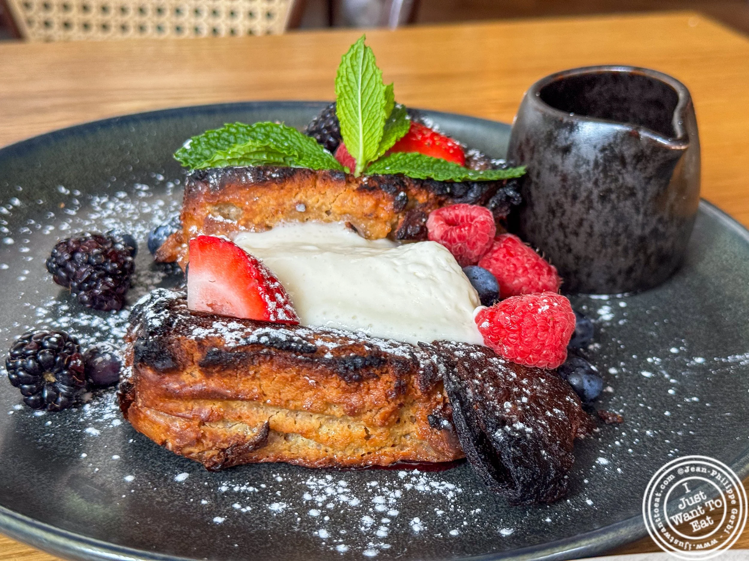 Babka French toast at Leonetta in NYC