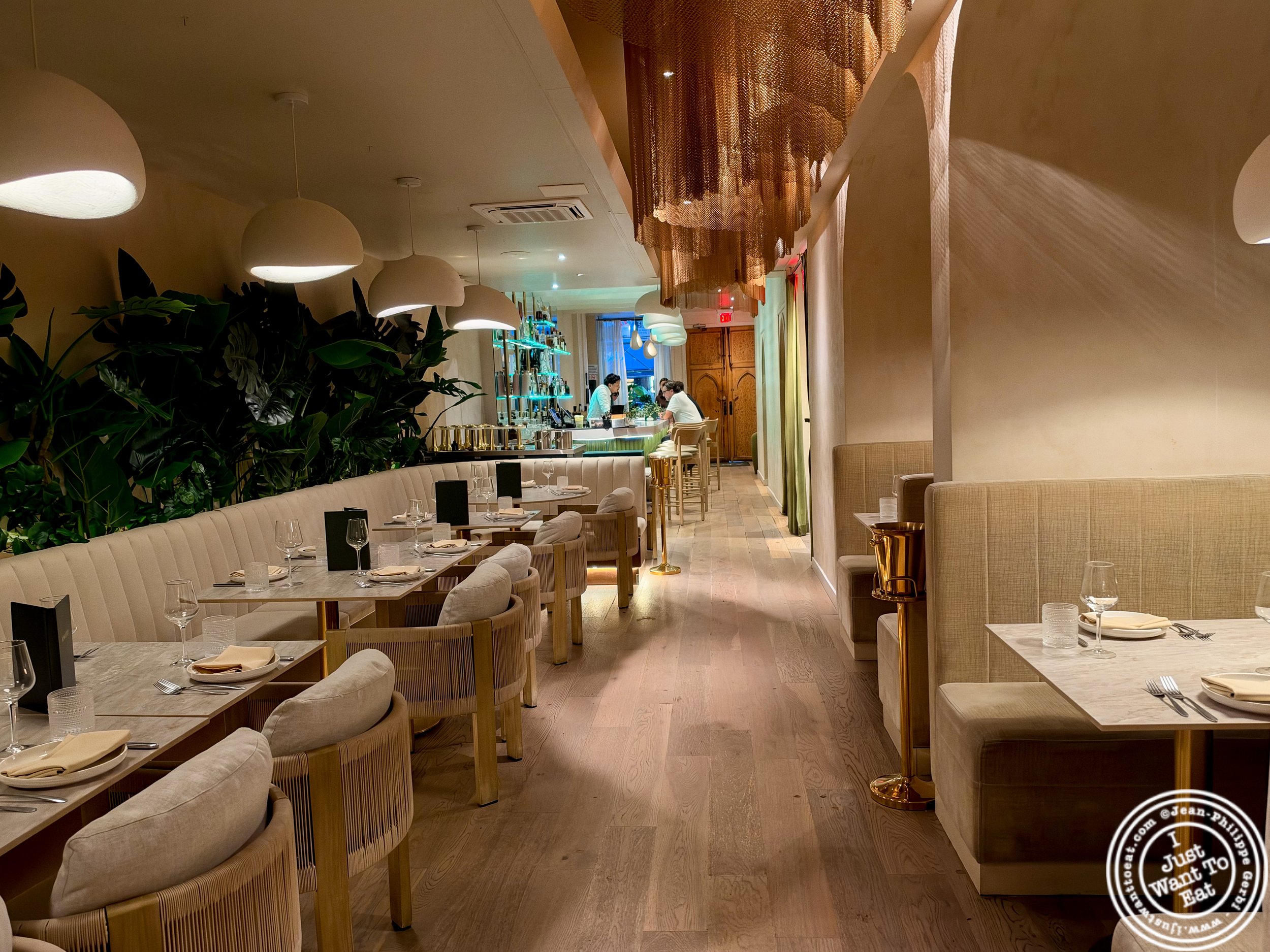 Dining room at Amavi in NYC