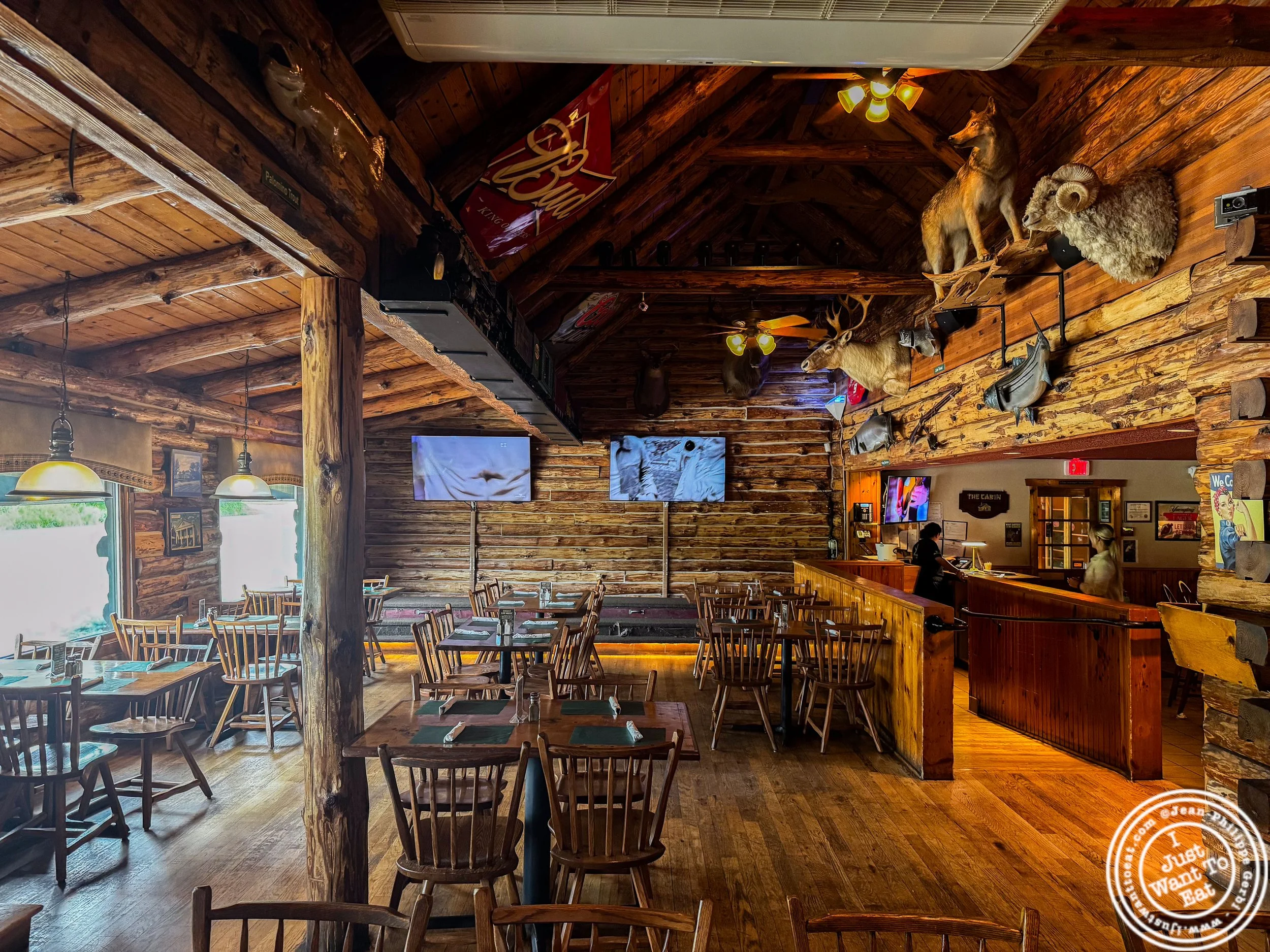 Dining room at The Cabin Restaurant in Freehold, NJ