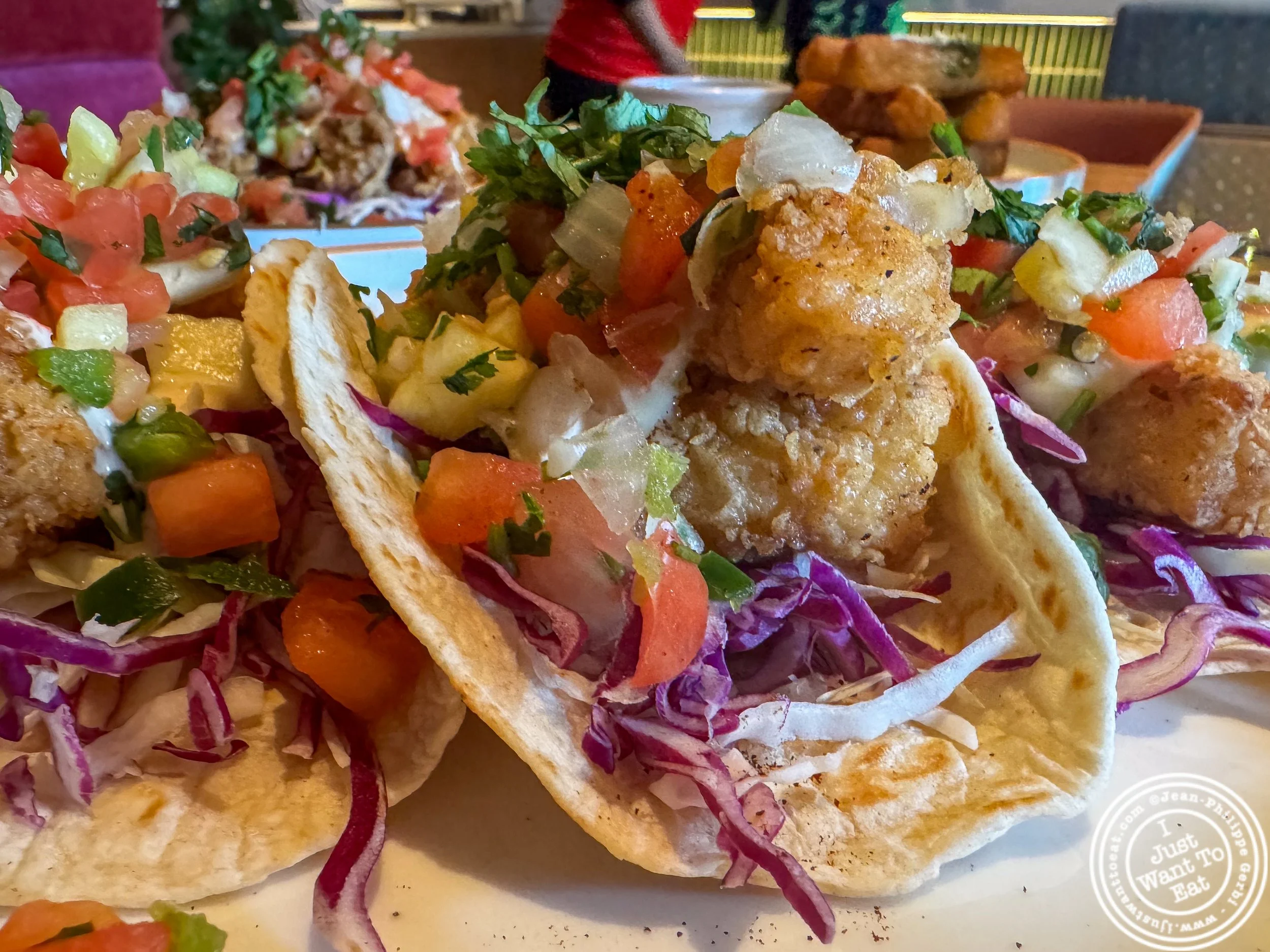Baja fish tacos at Meximodo in Jersey City, NJ