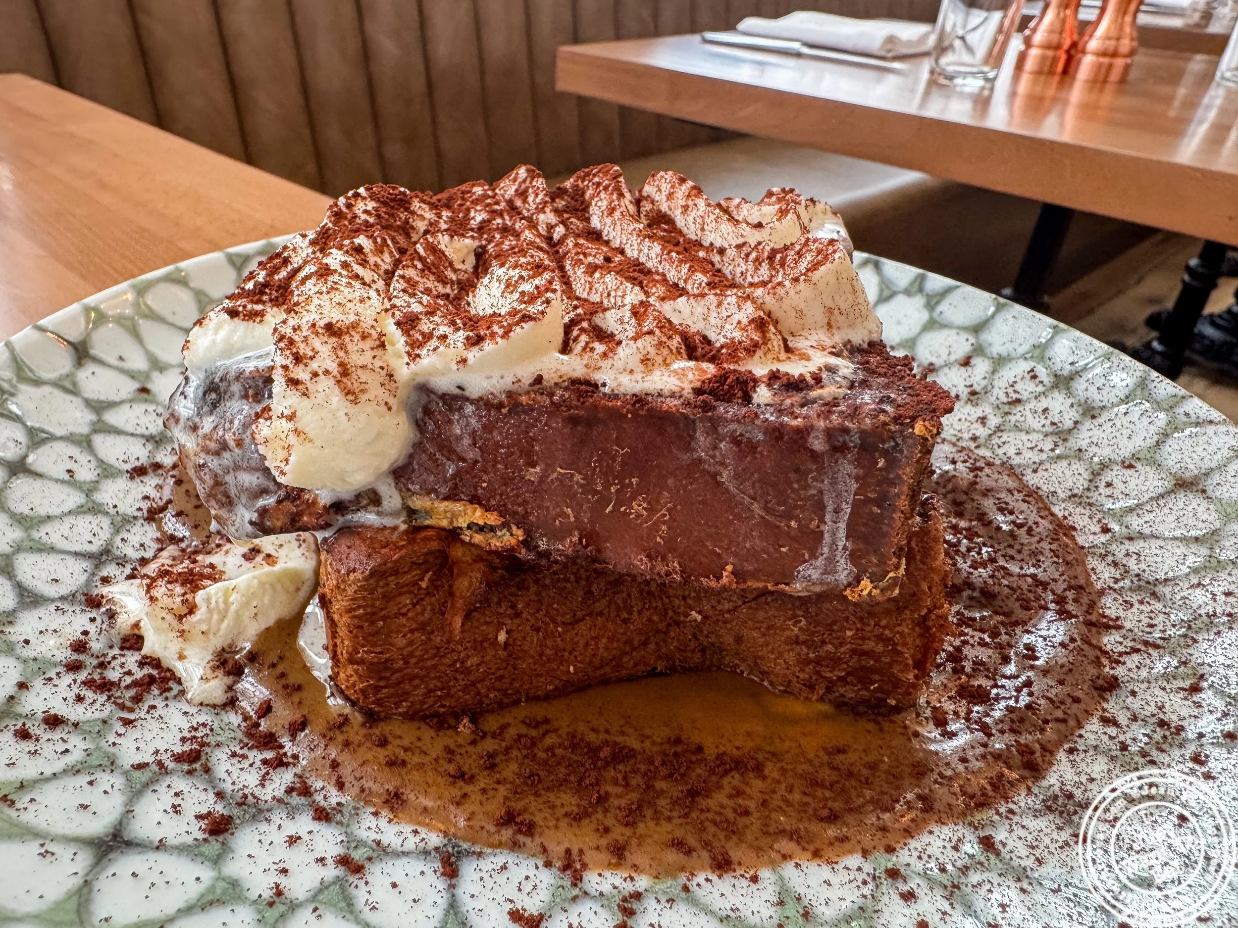 Tiramisu French toast at Viv & Jules in Hoboken, NJ