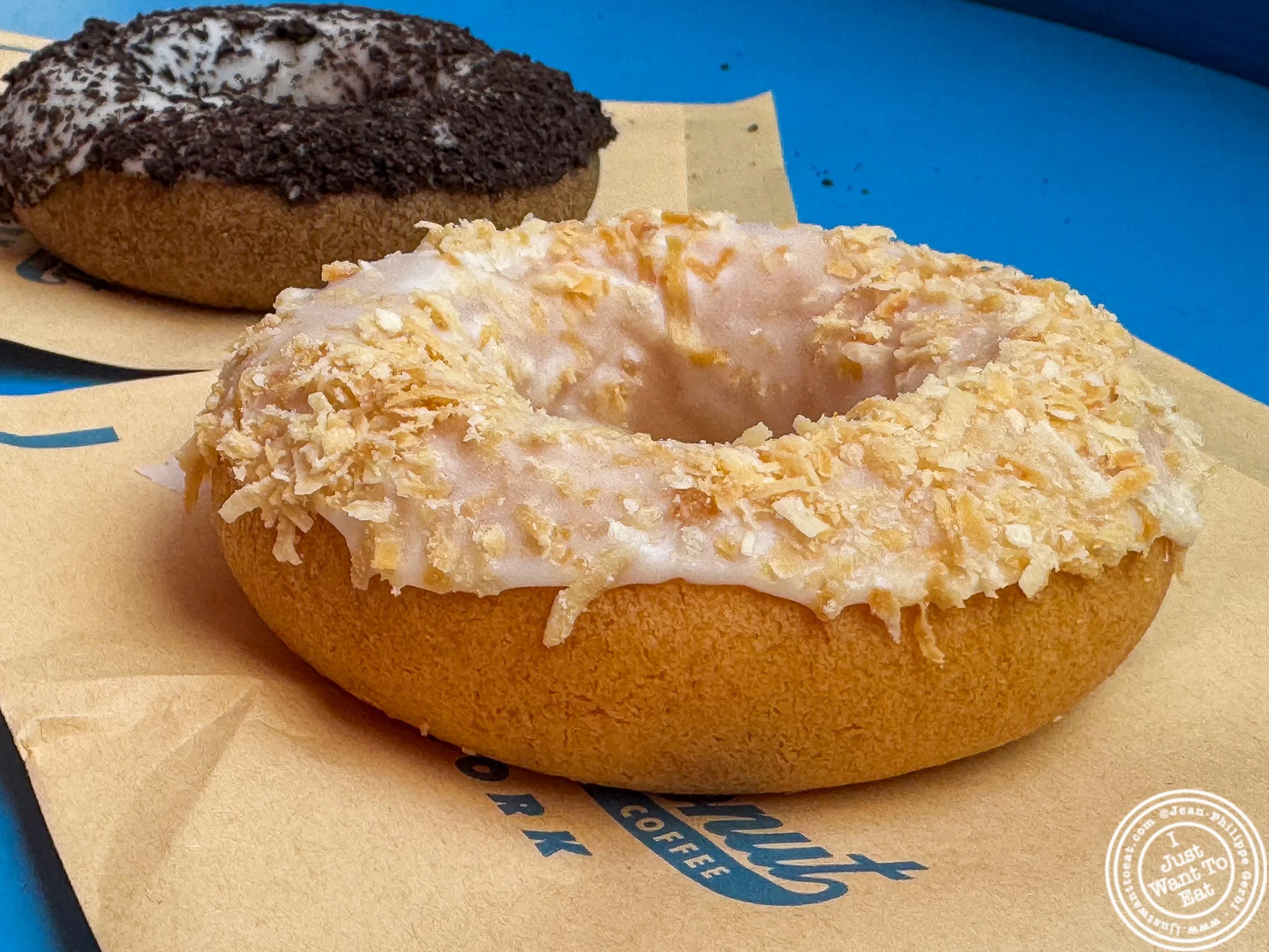 Coconut donut at Bear Donut in NYC,NY